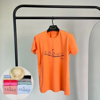 تیشرت پنبه درجه/ گنجشک قلب