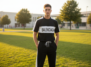 ست مردانه بیسکویتی/BALENCIAGA/مشکی